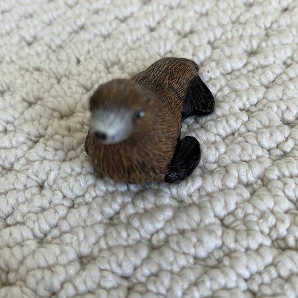 Set of 6 vintage seal figurines - glass, ceramic, resin - Picture 8 of 13